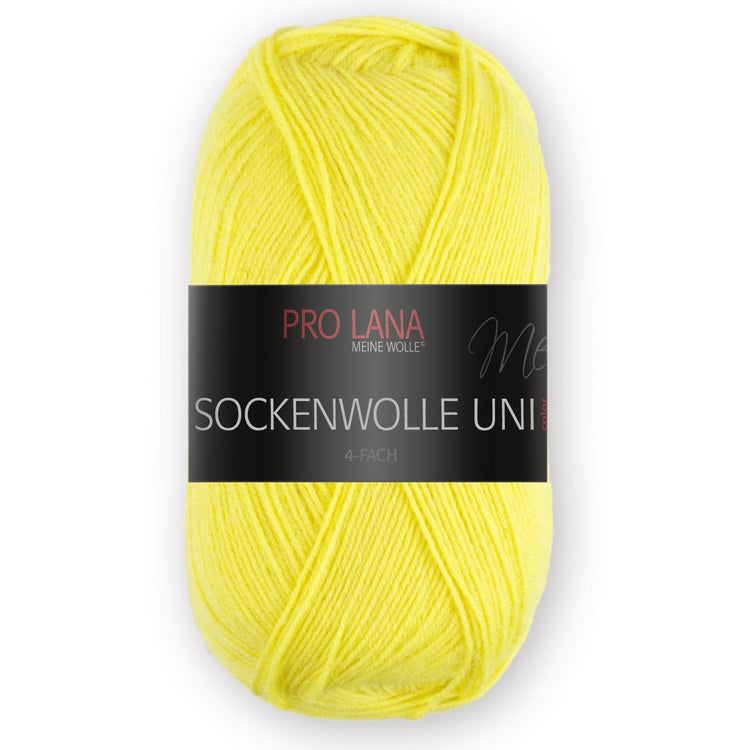 Sockenwolle uni - 4-fach von Pro Lana