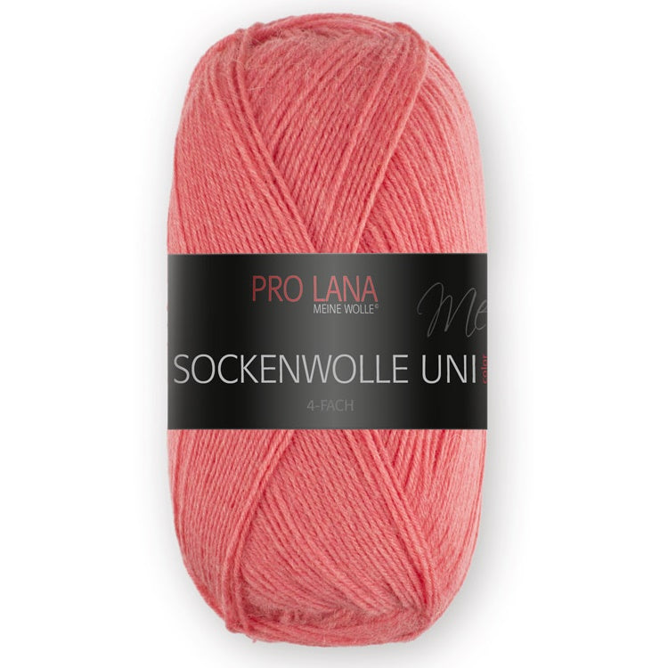 Sockenwolle uni - 4-fach von Pro Lana