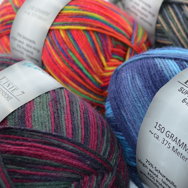 Supersocke Christmas Color 4-fach von ONline