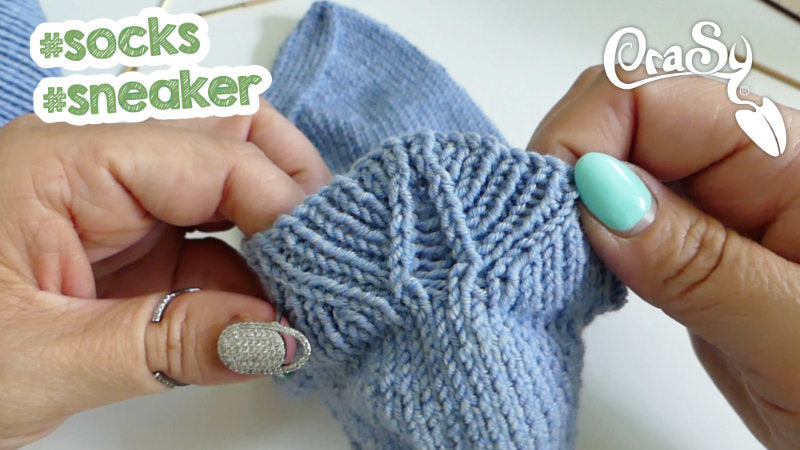 Sneakersocken Top Down Stricken | Anleitung | Stricken | Sylvie Rasch