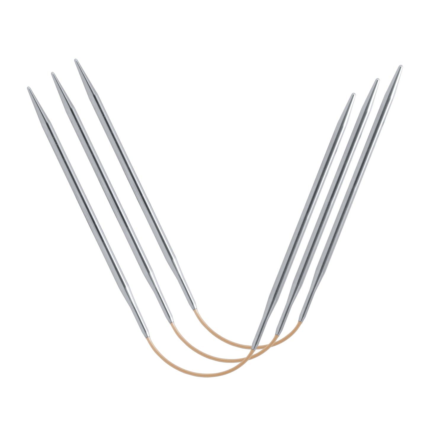 Nadelspiel addiCraSyTrio Metall von addi