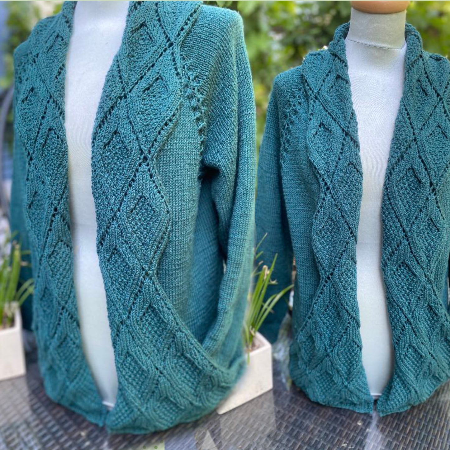 Strickjacke Wrapper | Einzelanleitung | Stricken | Sylvie Rasch