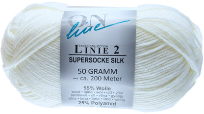 Supersocke Silk Linie 2 Uni 4-fach von ONline