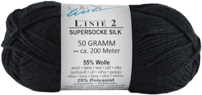 Supersocke Silk Linie 2 Uni 4-fach von ONline