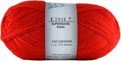 Supersocke 6-fach Linie 7 Uni von ONline