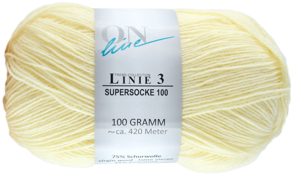 Supersocke 100 Linie 3 Uni 4-fach von ONline