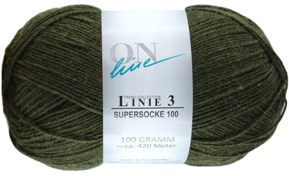 Supersocke 100 Linie 3 Uni 4-fach von ONline