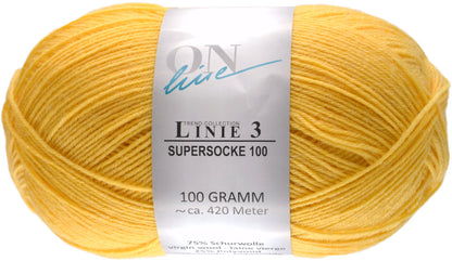 Supersocke 100 Linie 3 Uni 4-fach von ONline