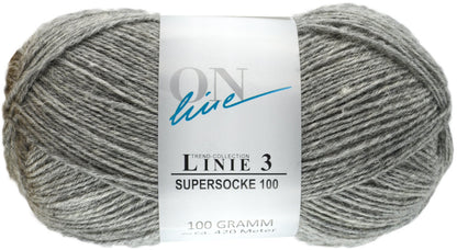 Supersocke 100 Linie 3 Uni 4-fach von ONline