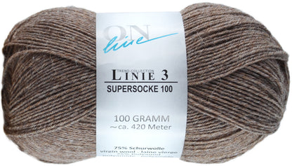 Supersocke 100 Linie 3 Uni 4-fach von ONline