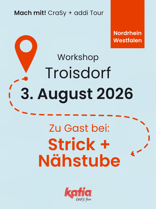 Workshop EaSy Sweater, Top Down Pullover ohne Maschenprobe inclusive Goodybag in Troisdorf
