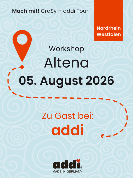 Workshop Anschlagen & Abketten – der perfekte Start und Abschluss für dein Strickprojekt inclusive Goodybag und Betriebsführung in Altena