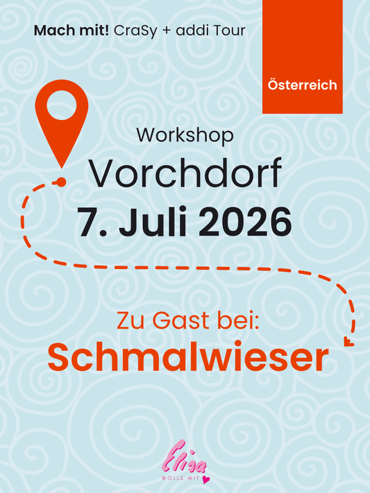 Workshop Raglan Pullover von Oben stricken mit und ohne ohne Maschenprobe inclusive Goodybag in Vorchdorf
