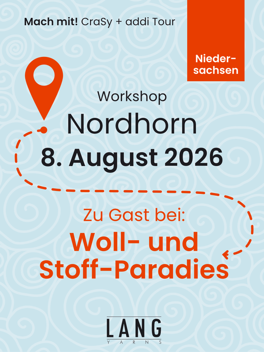 Workshop Rundpassenpullover, Top Down stricken mit und ohne Maschenprobe inclusive Goodybag in Nordhorn