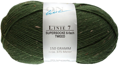 Supersocke 6-fach Linie 7 Tweed von ONline