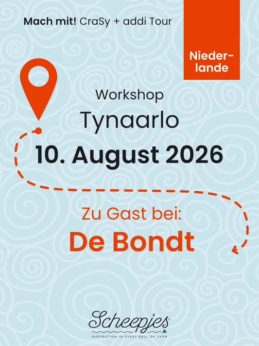 Workshop 2 Socken gleichzeitig stricken inclusive Goodybag in Tynaarlo/Niederlande