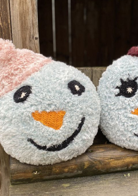 Mr und Mrs Snow die Kuschelkissen | Einzelanleitung | Häkeln, Stricken | Sylvie Rasch