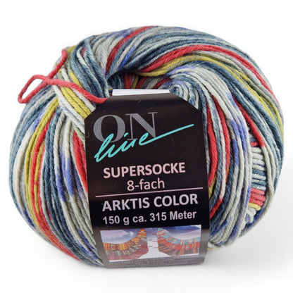 Supersocke 8-fach Merino Arktis Color von ONline