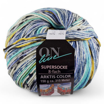 Supersocke 8-fach Merino Arktis Color von ONline