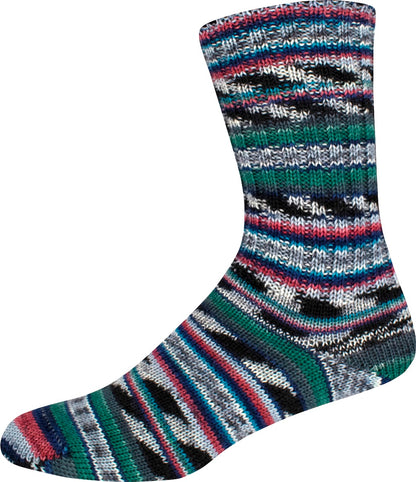 Supersocke 100 Linie 3 Color 4-fach von ONline