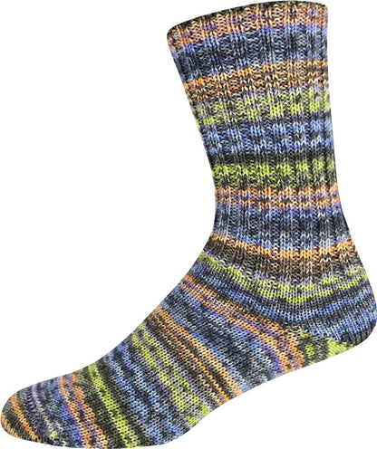 Supersocke 100 Linie 3 Color 4-fach von ONline