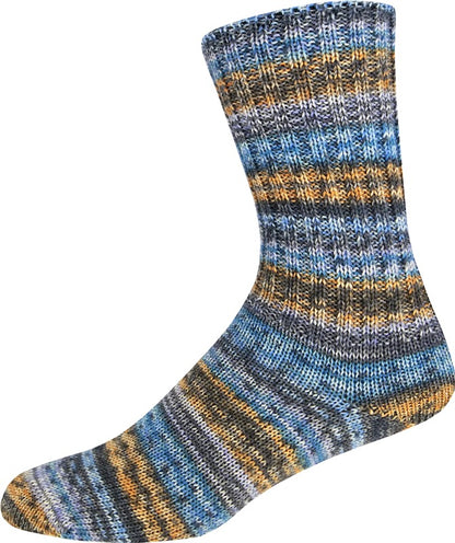 Supersocke 100 Linie 3 Color 4-fach von ONline