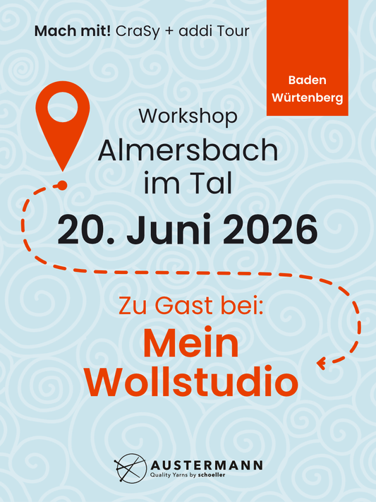 Workshop EaSy Sweater, Top Down Pullover ohne Maschenprobe inclusive Goodybag in Almersbach