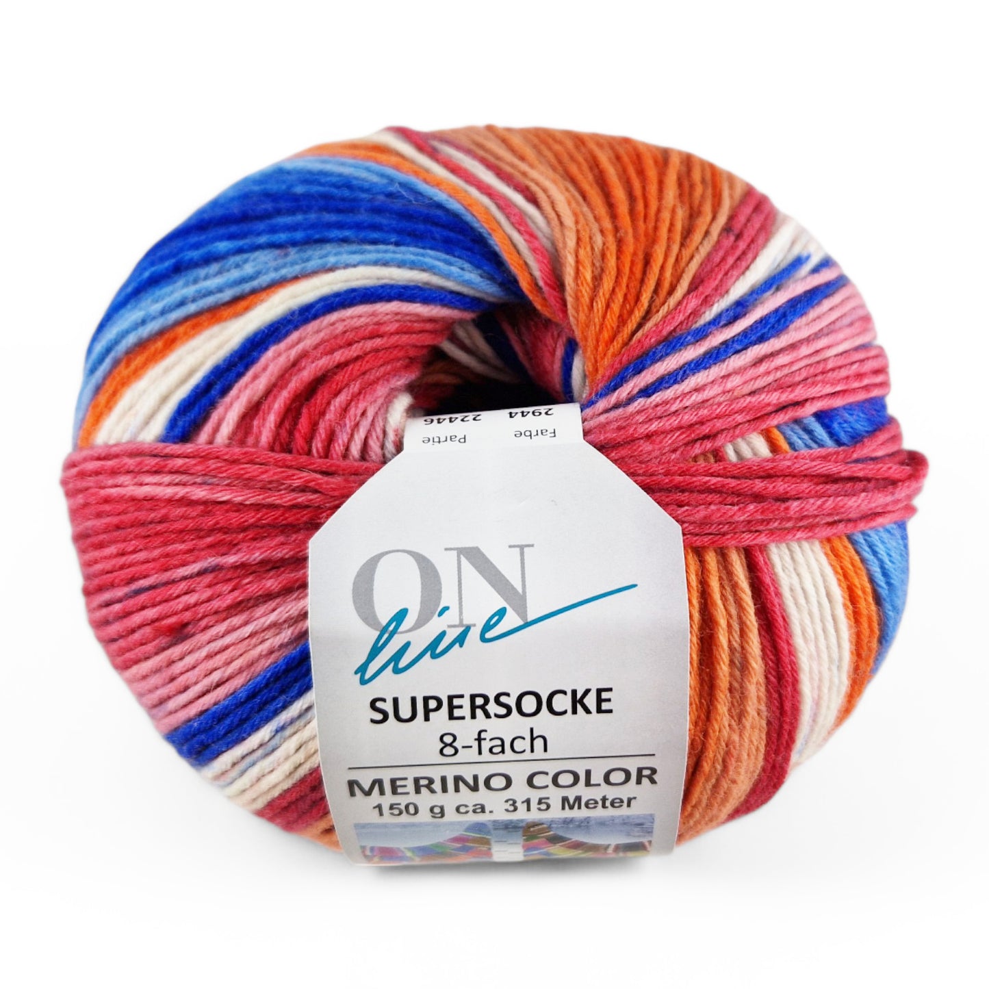 Supersocke 8-fach Merino Sort. 353 Color von ONline