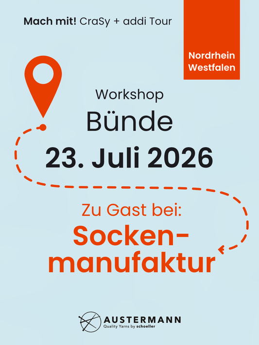 Workshop EaSy Sweater, Top Down Pullover ohne Maschenprobe inclusive Goodybag in Bünde