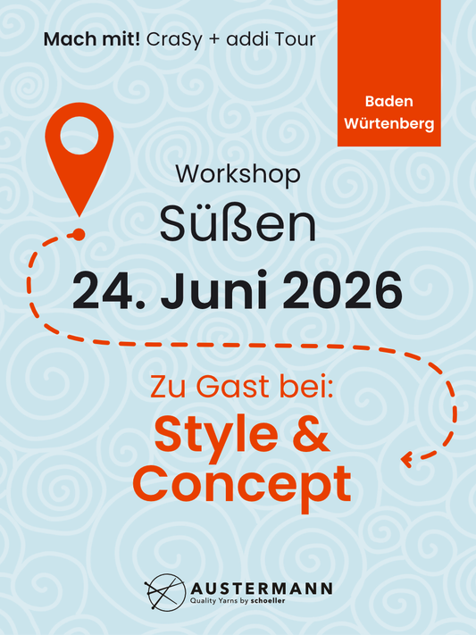 Workshop EaSy Sweater, Top Down Pullover ohne Maschenprobe inclusive Goodybag in Süßen