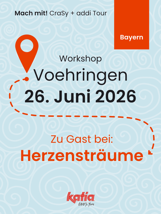 Workshop EaSy Sweater, Top Down Pullover ohne Maschenprobe inclusive Goodybag in Vöhringen