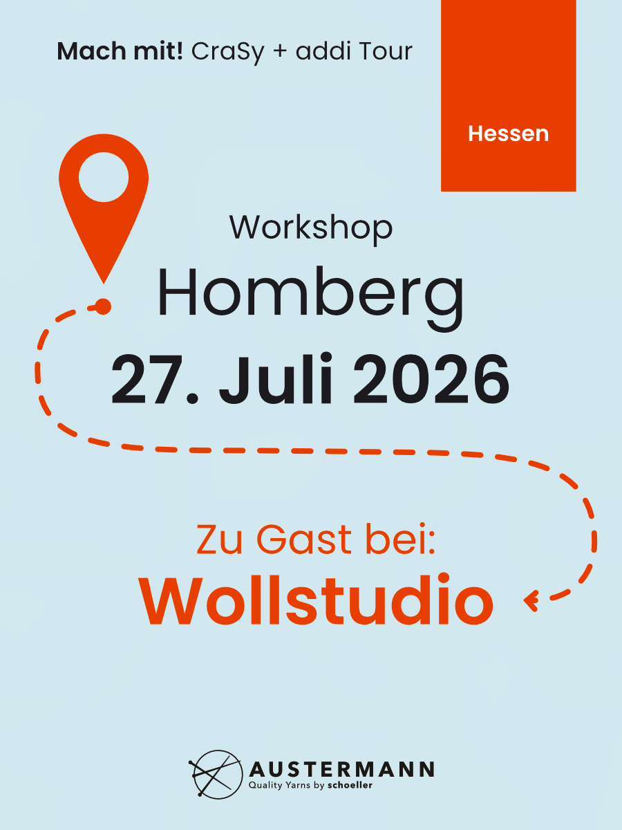 Workshop Toe Up Socken stricken – perfekt passende Socken von der Spitze aus inclusive Goodybag in Homberg/Efze