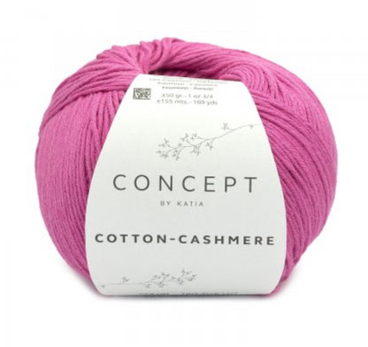 Materialpaket Originalwolle Shirt Vollmnd oder Halbmond | ohne Anleitung | Katia Cotton Cashmere