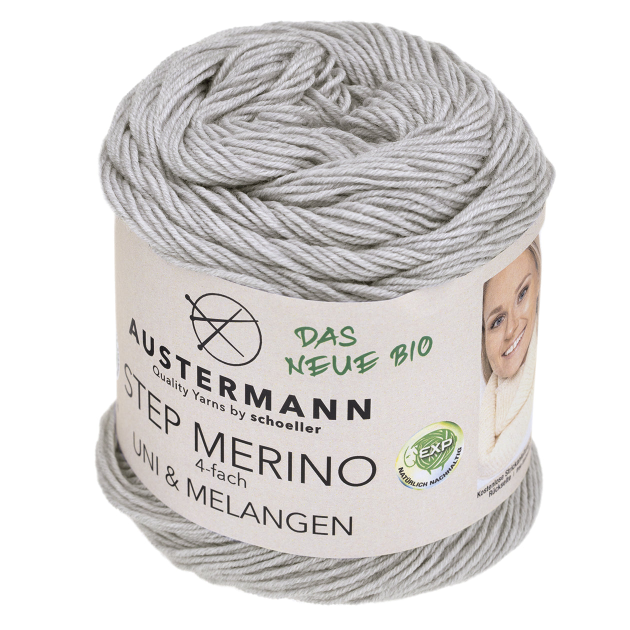 Step 4 Merino Uni & Melangen GOTS von Austermann