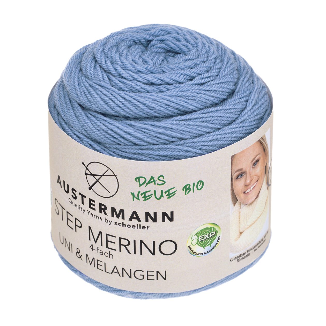 Step 4 Merino Uni & Melangen GOTS von Austermann