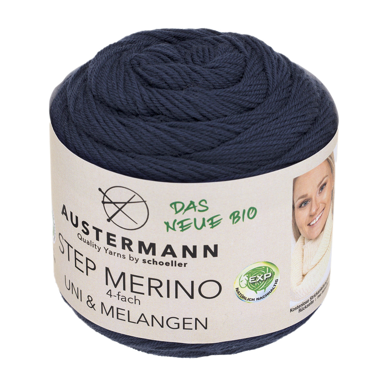 Step 4 Merino Uni & Melangen GOTS von Austermann