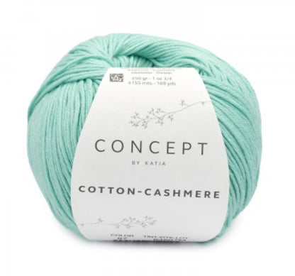 Materialpaket Originalwolle Shirt Vollmnd oder Halbmond | ohne Anleitung | Katia Cotton Cashmere