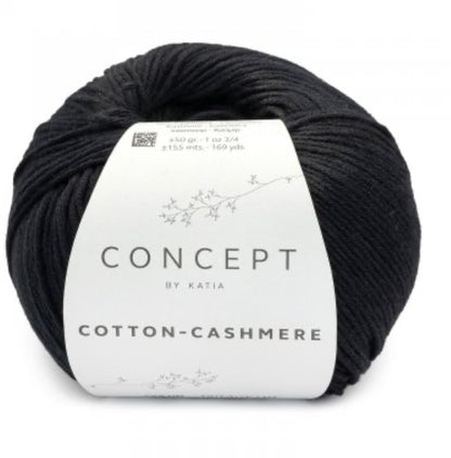 Materialpaket Originalwolle Shirt Vollmnd oder Halbmond | ohne Anleitung | Katia Cotton Cashmere