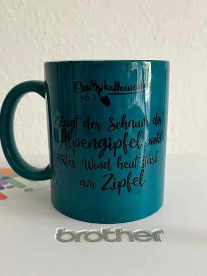 Tasse CraSy Kaffeeweisheiten No 2 |CraSy Designs|Kaffeetasse|Teetasse