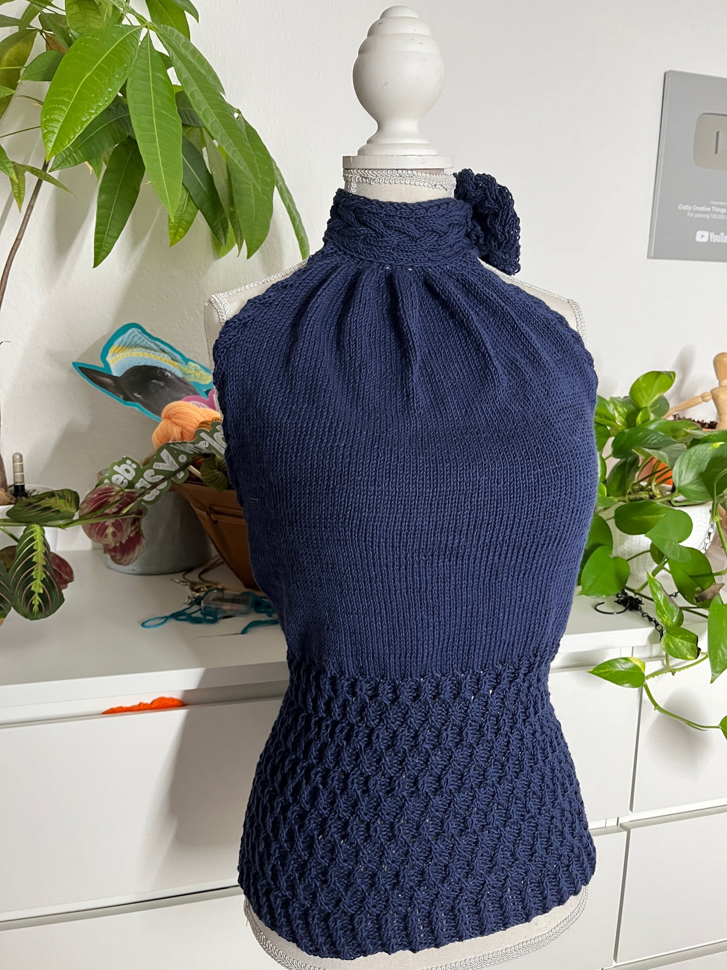 Halbmond Damenshirt | Einzelanleitung | Stricken | Sylvie Rasch