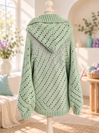 Häkel - Hexagon Jacke - Wirbelwind