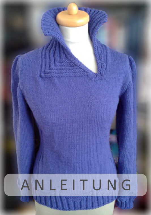 Top-Down-Pullover Athene | Einzelanleitung | Stricken | Sylvie Rasch