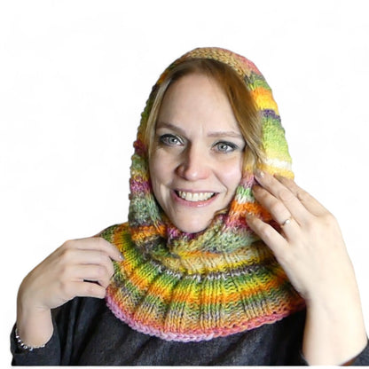 Kapuzenschal Bonny und Clyde  | Anleitung | Stricken | Sylvie Rasch