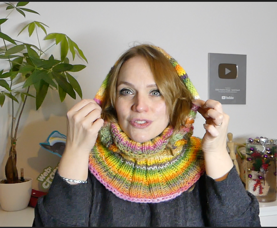 Kapuzenschal Bonny und Clyde  | Anleitung | Stricken | Sylvie Rasch