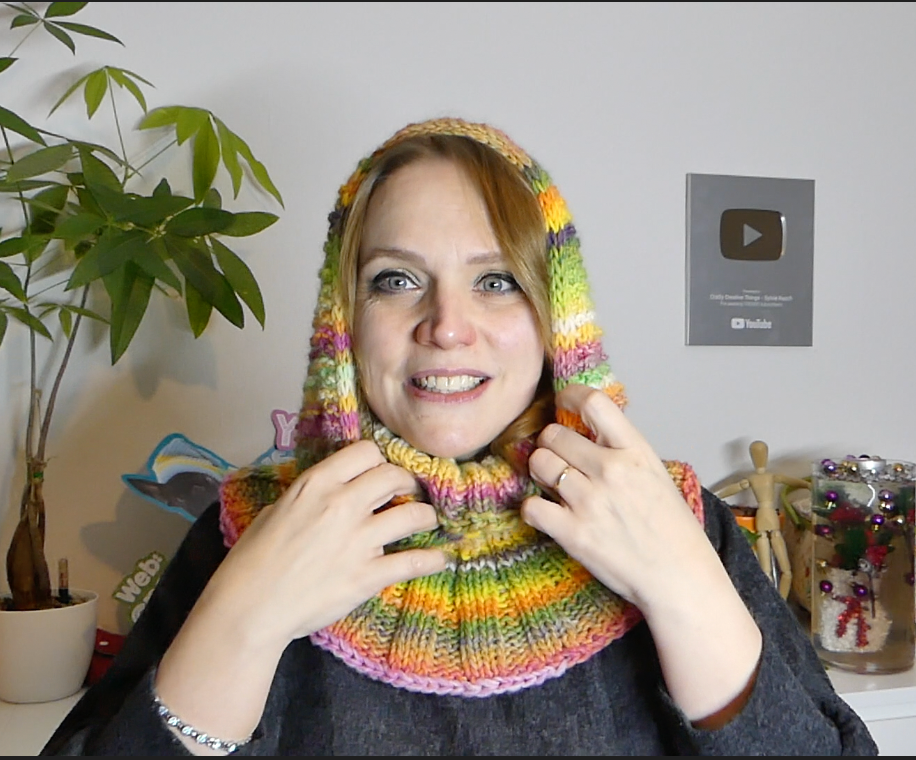 Kapuzenschal Bonny und Clyde  | Anleitung | Stricken | Sylvie Rasch