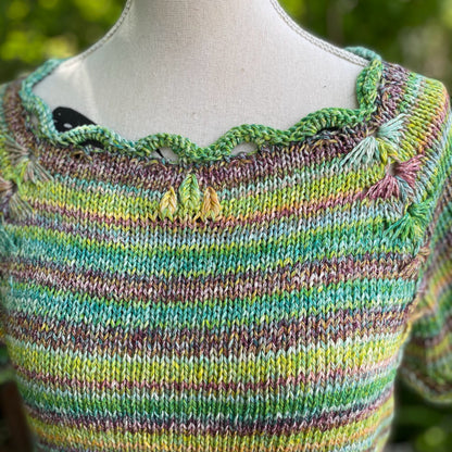 Shirt Blumenliebe | Einzelanleitung | Stricken | Sylvie Rasch