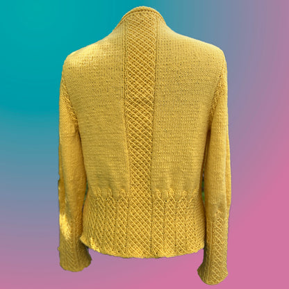 Strickjacke Blume des Lebens Kurz | Einzelanleitung | Stricken | Sylvie Rasch