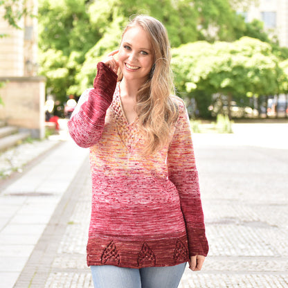 Light up your inner fire - Easy Sweater | Einzelanleitung | Stricken | Sylvie Rasch