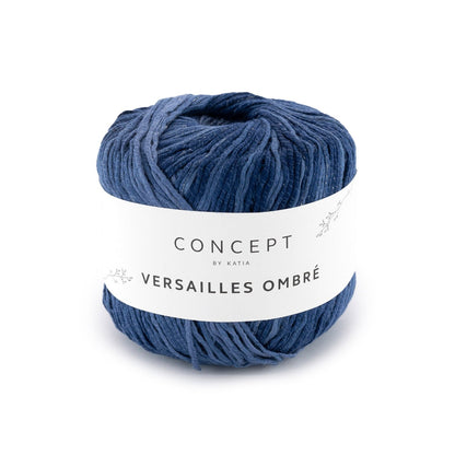 Materialpaket Shirt Löchrick ohne Anleitung - Originalwolle Versailles Ombre von Katia