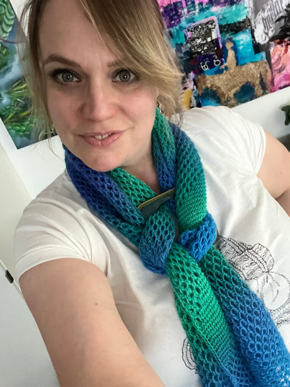 Schal Traumnixe Variante 2 | Anleitung | Stricken | Sylvie Rasch